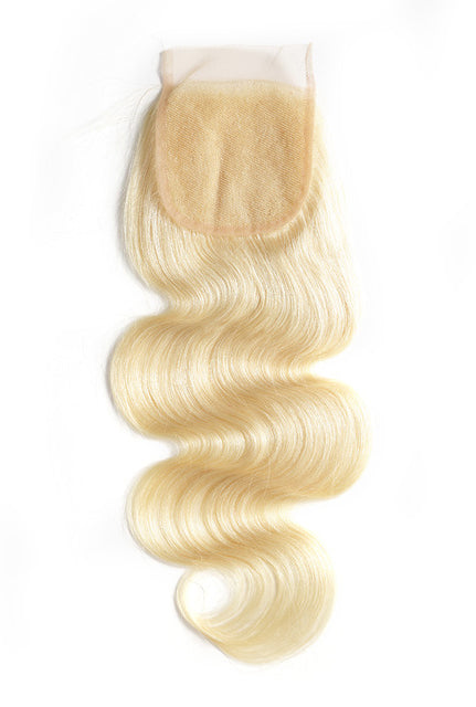 Russian Blonde Body Wave Closure